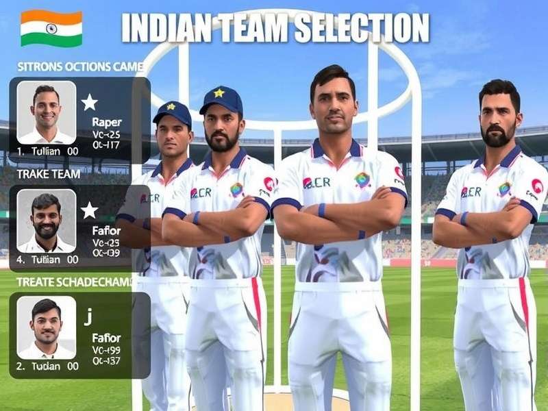 VR Cricket Supreme Indian Team Selection